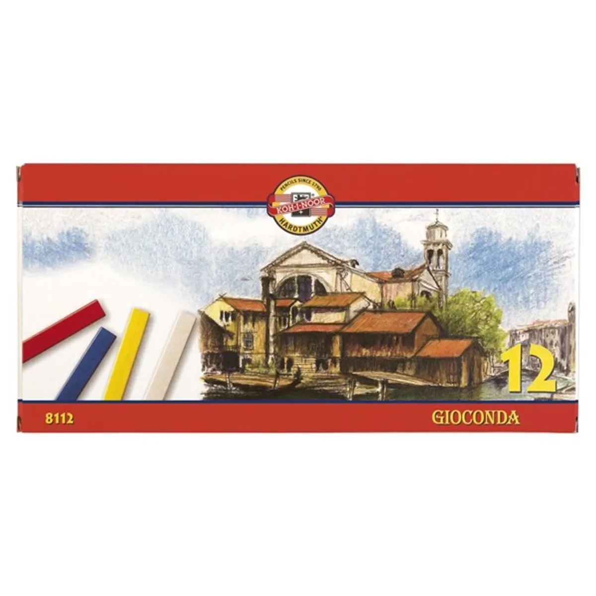 Koh-I-Noor Gioconda 12db-os vegyes színű olajkréta készlet #1