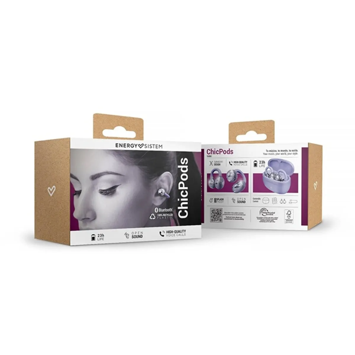 Energy Sistem EN 459650 ChicPods True Wireless Bluetooth lila fülhallgató #7