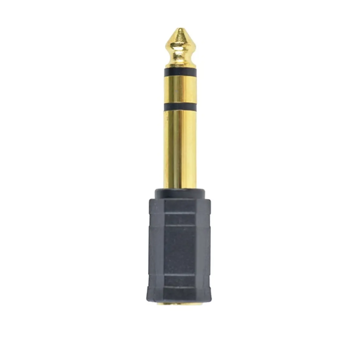 Gembird A-6.35M-3.5F Jack stereo 6,3mm -> Jack stereo 3,5mm M/F fekete adapter #1