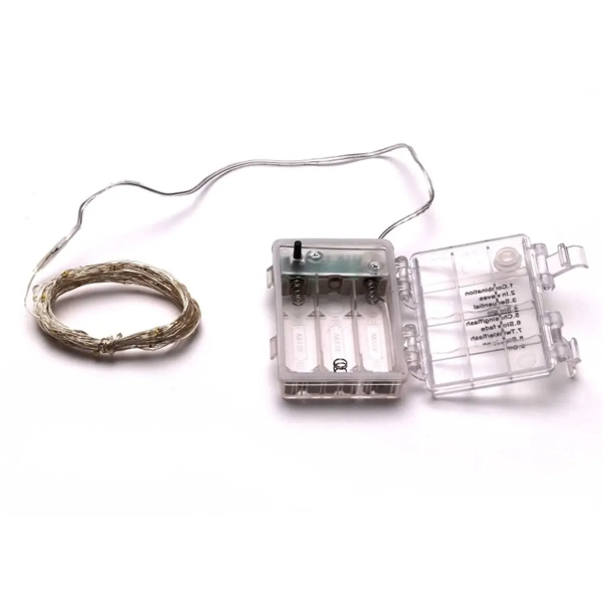 Iris Fix fényű 5m/meleg fehér/50db LED-es fényfüzér, fénydekoráció #2