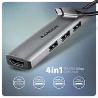 Axagon HMC-H3A USB-C 5Gbps STARTER 4in1 hub #2