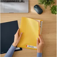 Leitz COSY Privacy A4 PP meleg sárga rendszerező genotherm #5