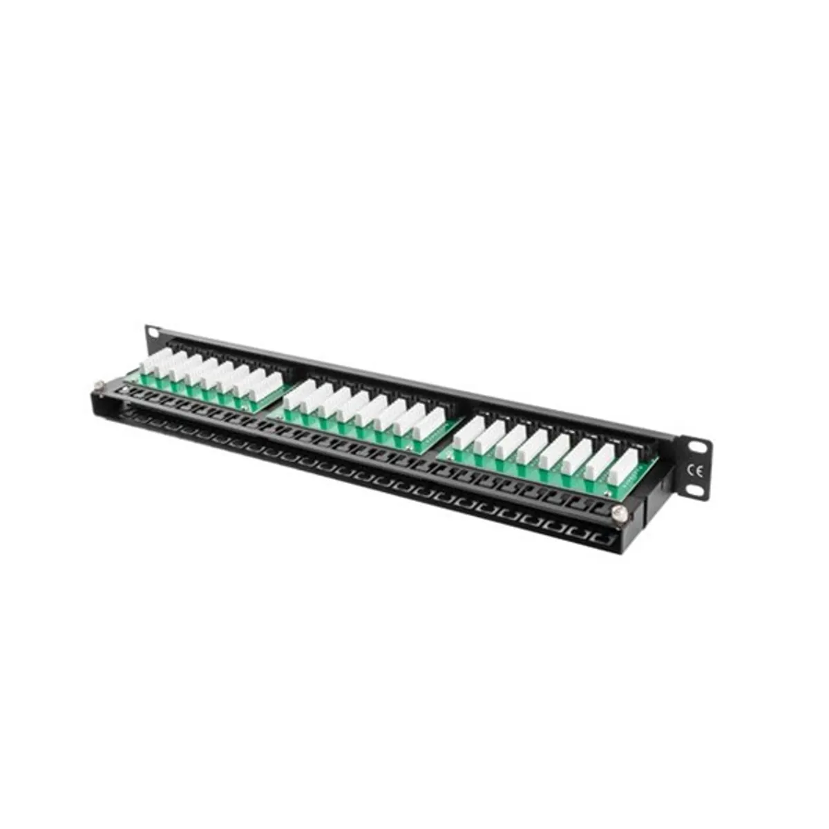 Lanberg PPU5-1048-B 19" 1U 48port Cat.5e UTP árnyékolatlan fekete patch panel #5
