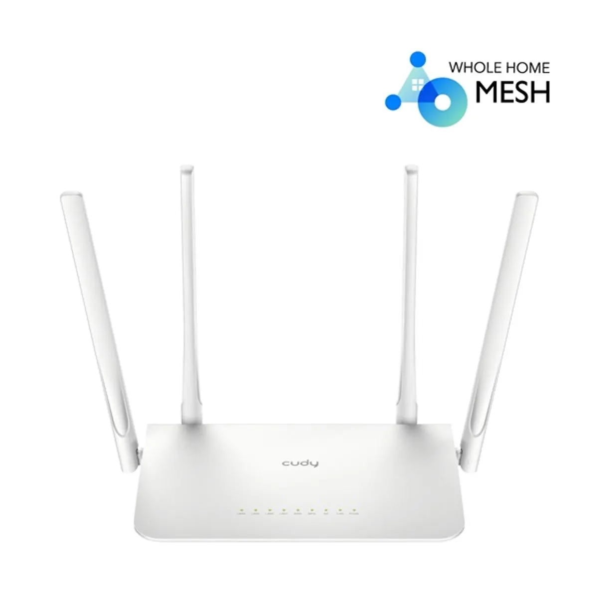 CUDY WR1300 kétsávos AC1200 gigabit WIFI MESH fehér router #1