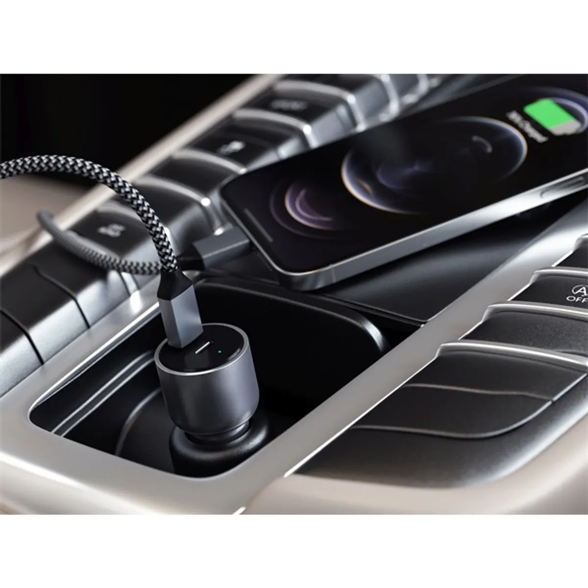 Satechi ST-U2C40CCM 40W 2xType-C asztroszürke autós töltő #6