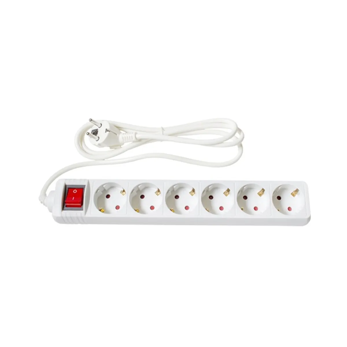 TOO PSW-615S 6 aljzat 1.5 méter 3x1.0mm2 fehér kapcsolós elosztó #2