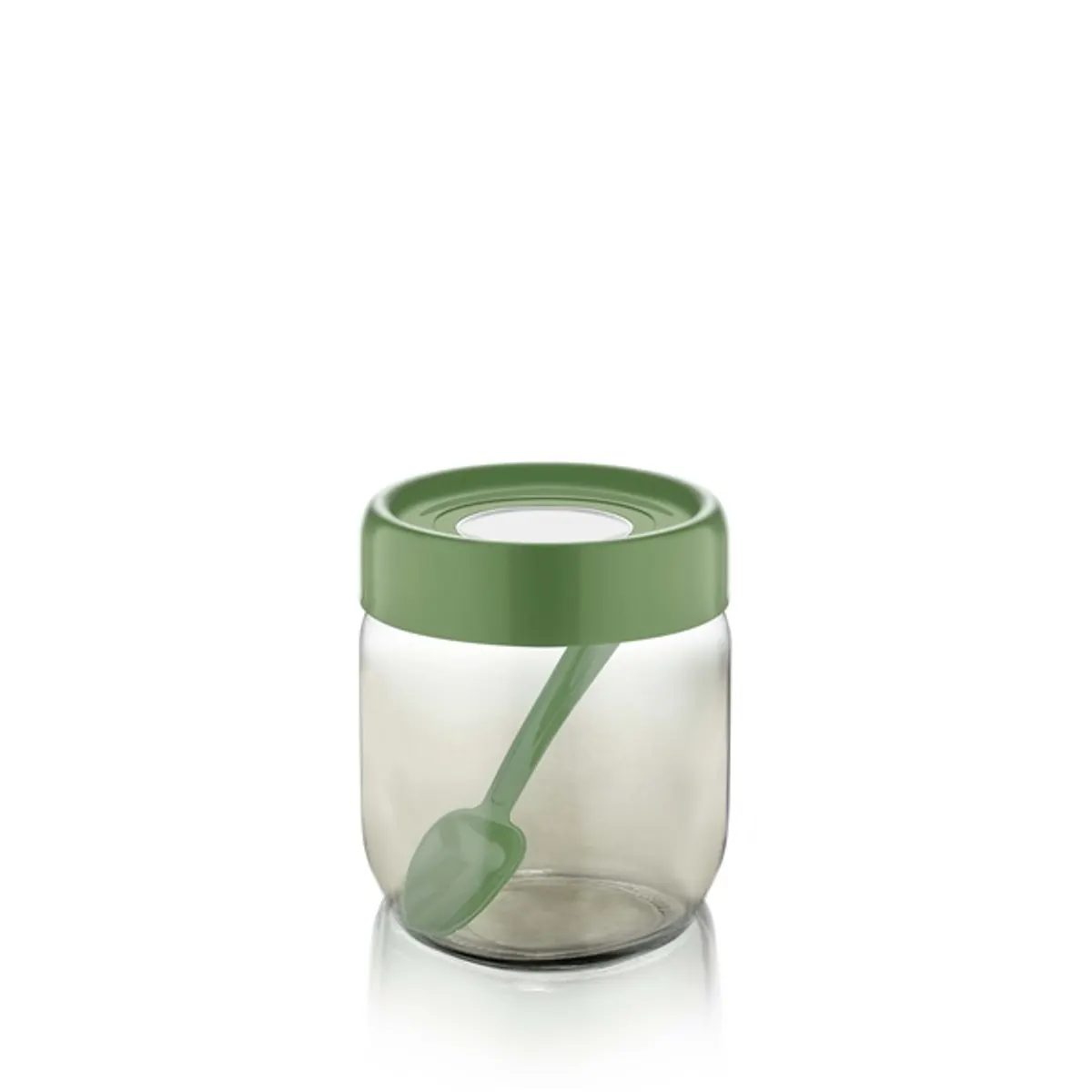 IRIS C-00421 Rainbow zöld üveg tároló 425ml #1