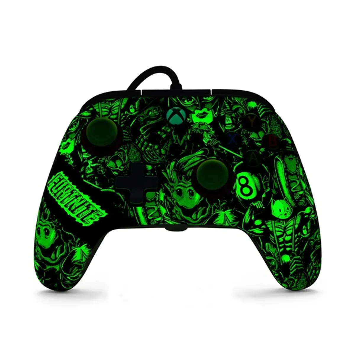 PowerA XBGP0438-02 Advantage Xbox Series X|S/Xbox One/PC vezetékes Fortnite Glow kontroller #3