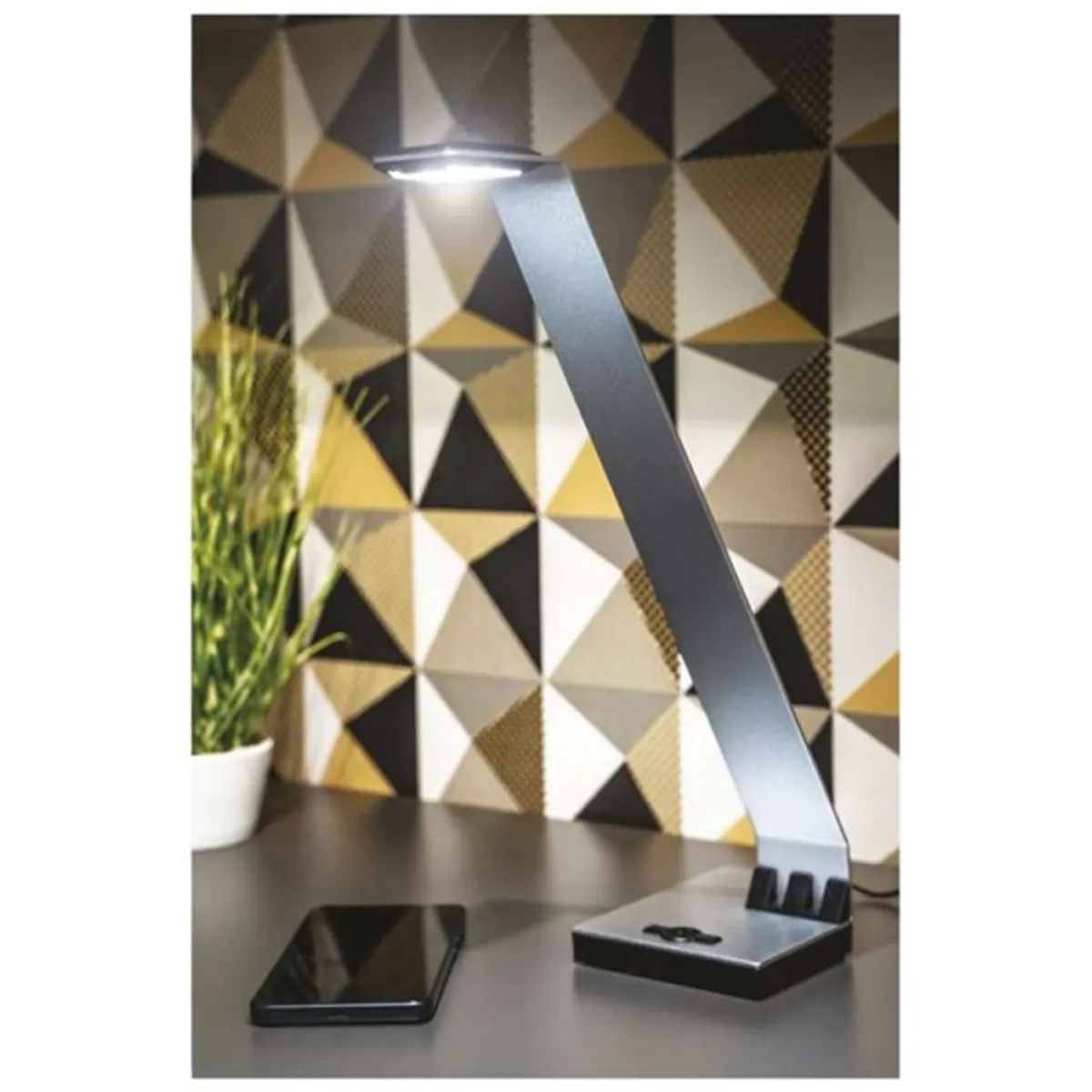 Emos Z7607S Alvin 200lm szabályozható ezüst LED asztali lámpa #7