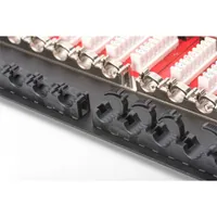 DIGITUS 19" 0,5U 24port Cat.6 HD kompakt fekete árnyékolt Patch Panel #3