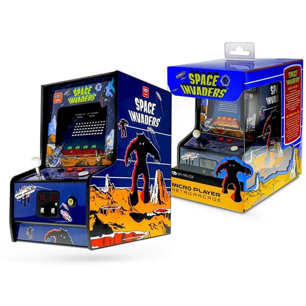 My Arcade DGUNL-3279 Space Invaders Micro Player Retro Arcade 6.75" hordozható kézikonzol #1