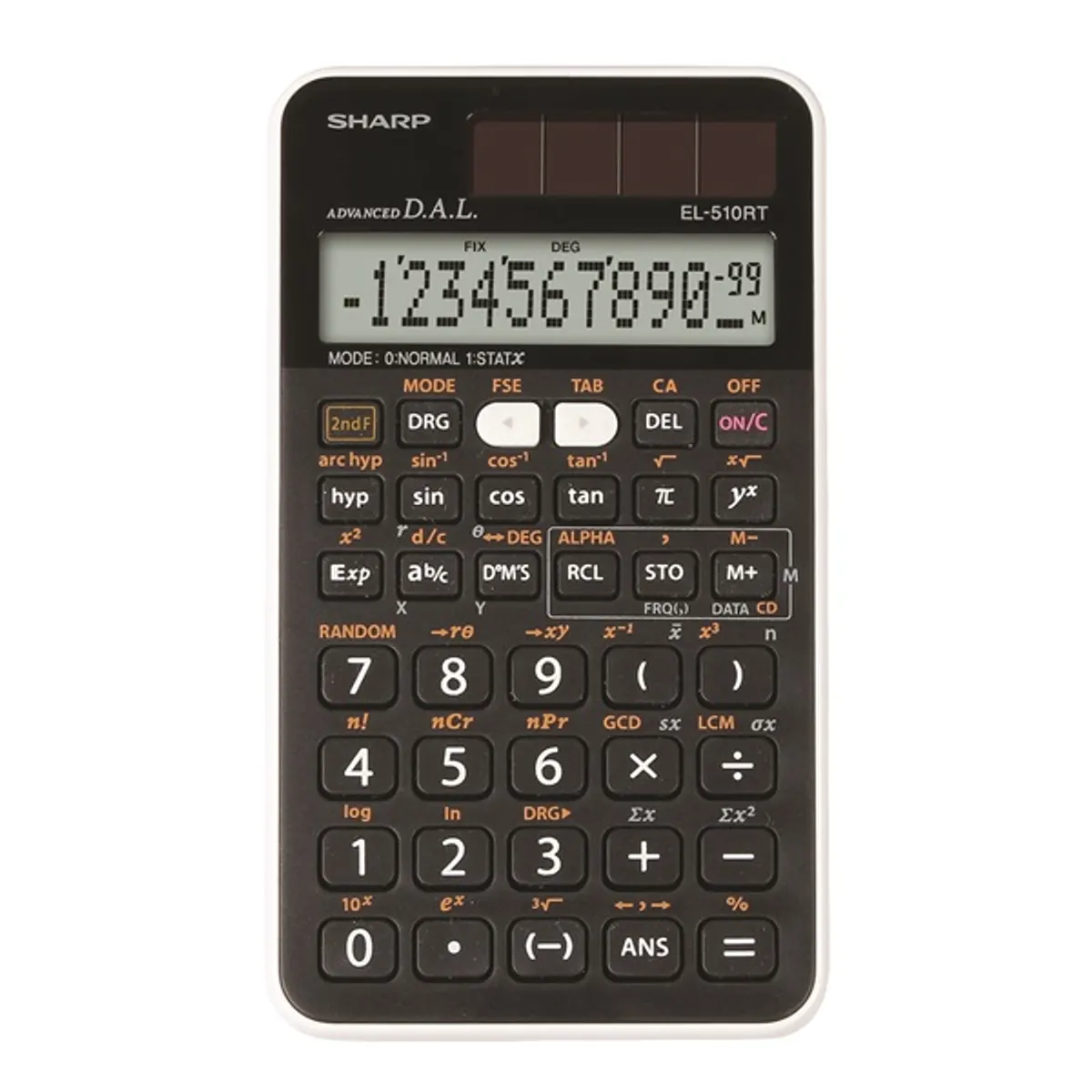 Sharp EL-510RTB 169 funkciós napelemes tudományos számológép #1