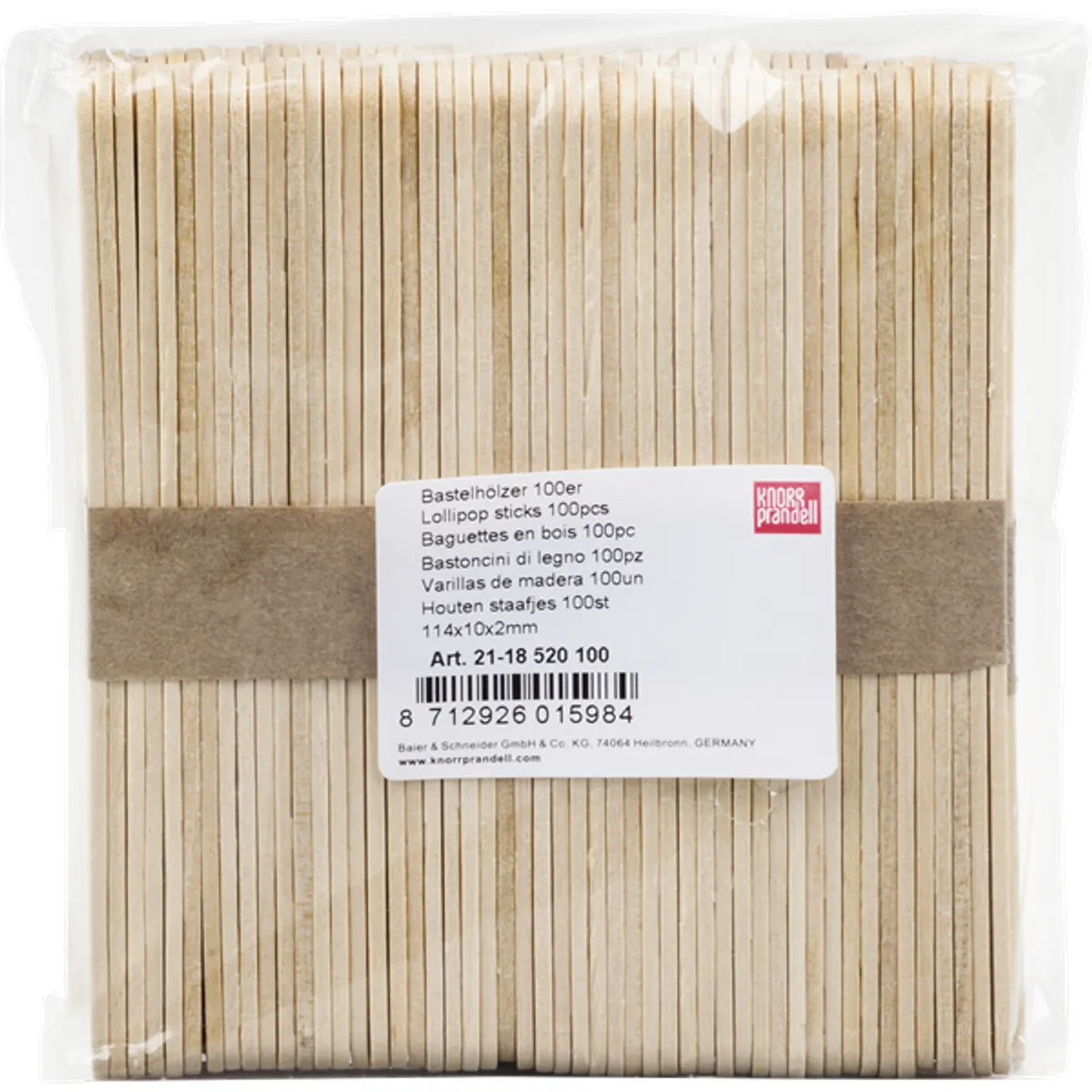 Knorr Prandell 100 db/csomag fa spatula #2