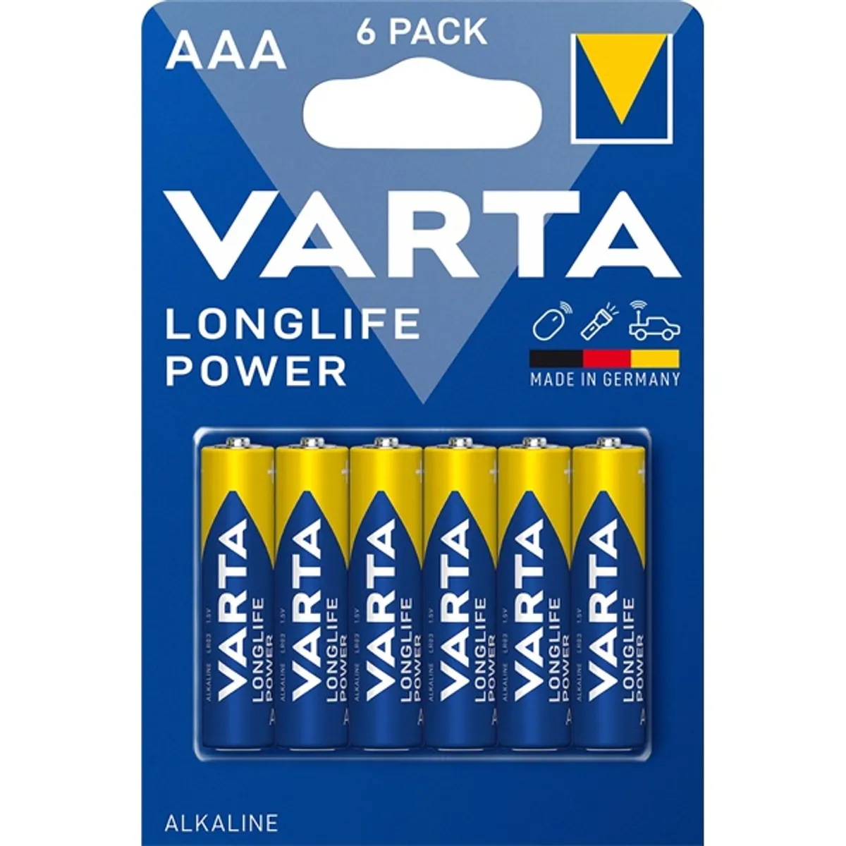 VARTA 4903121446 Longlife Power AAA (LR03) alkáli mikroceruza elem 6 db/bliszter #2