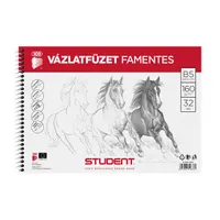 ICO Student B5 famentes vázlatfüzet #1