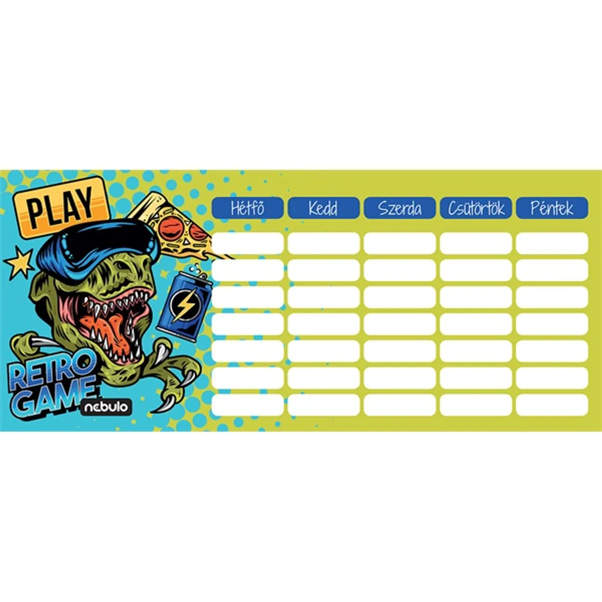 Nebulo Gamer mini órarend #2