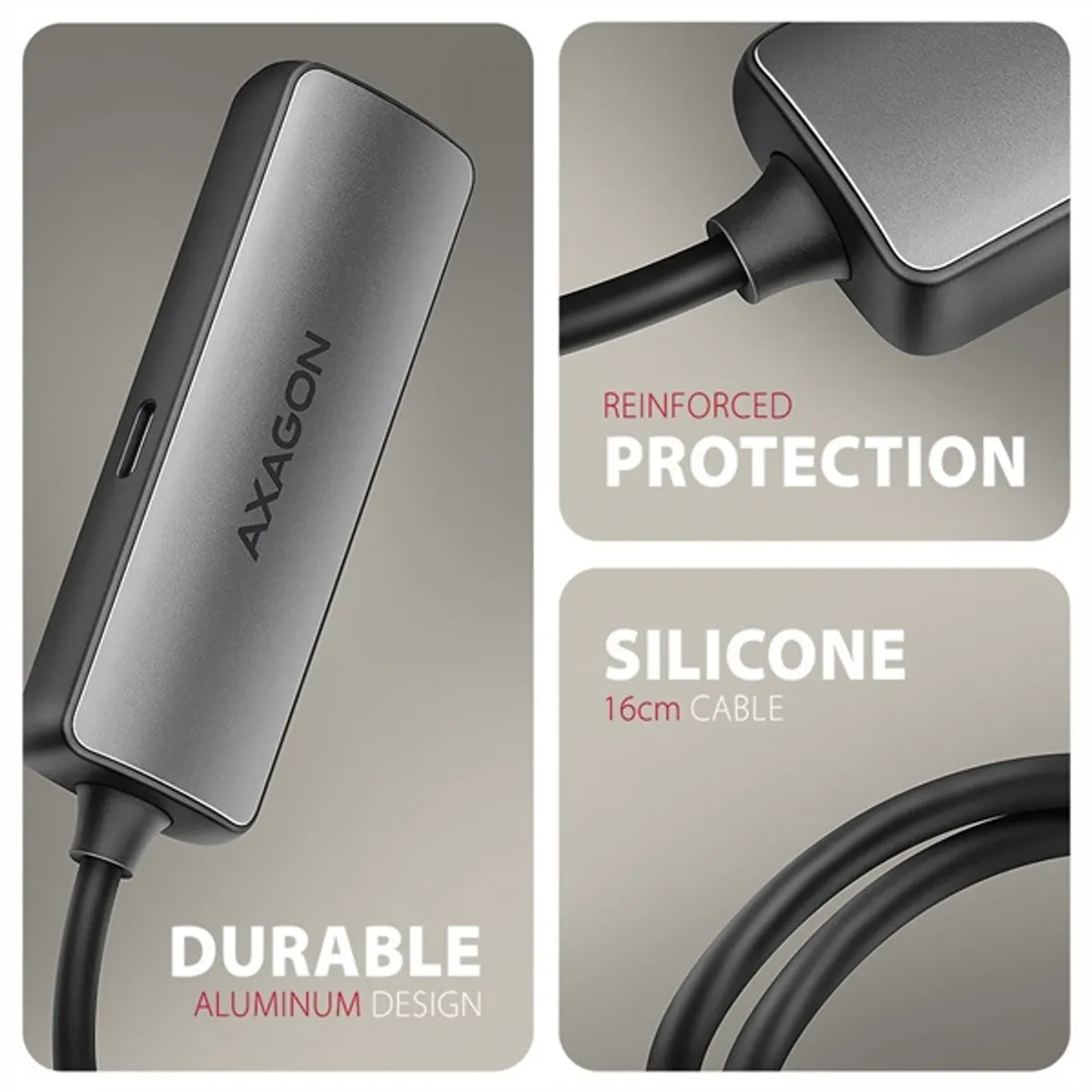 Axagon RVC-HI8KPD 16cm 8K/60Hz PD 100W USB-C - HDMI 2.1 adapter #4