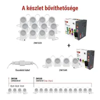 Emos GoSmart 255 cm-es lánc, 12 rész, 7 W, RGBIC+CCT, dimmelhető, WiFi LED reflektor #9