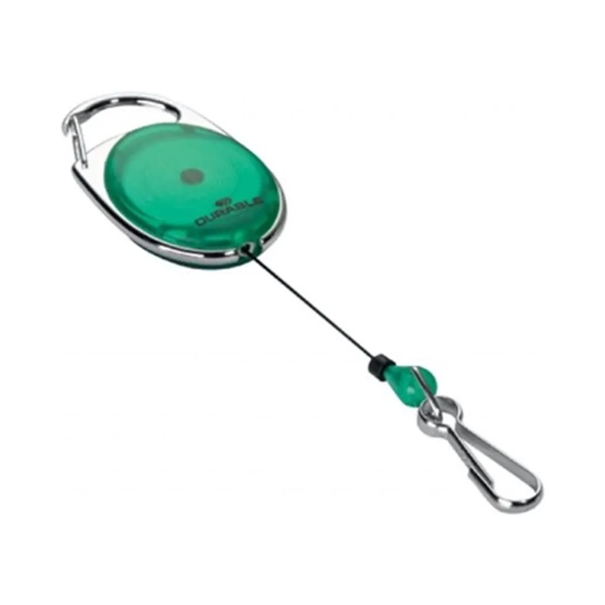 Durable Style jojós karabineres 1db zöld névkitűző tartó #1