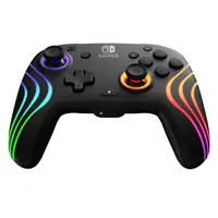 PDP 500-252-BK Afterglow Wave Nintendo Switch/Lite/OLED/Switch 2 RGB LED Lighting vezeték nélküli fekete kontroller #4