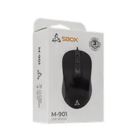 Sbox M-901B USB 1000dpi fekete vezetékes egér #3