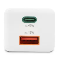 Hama 00201993 45W GAN PD QC USB/USB-C fehér hálózati töltő #3