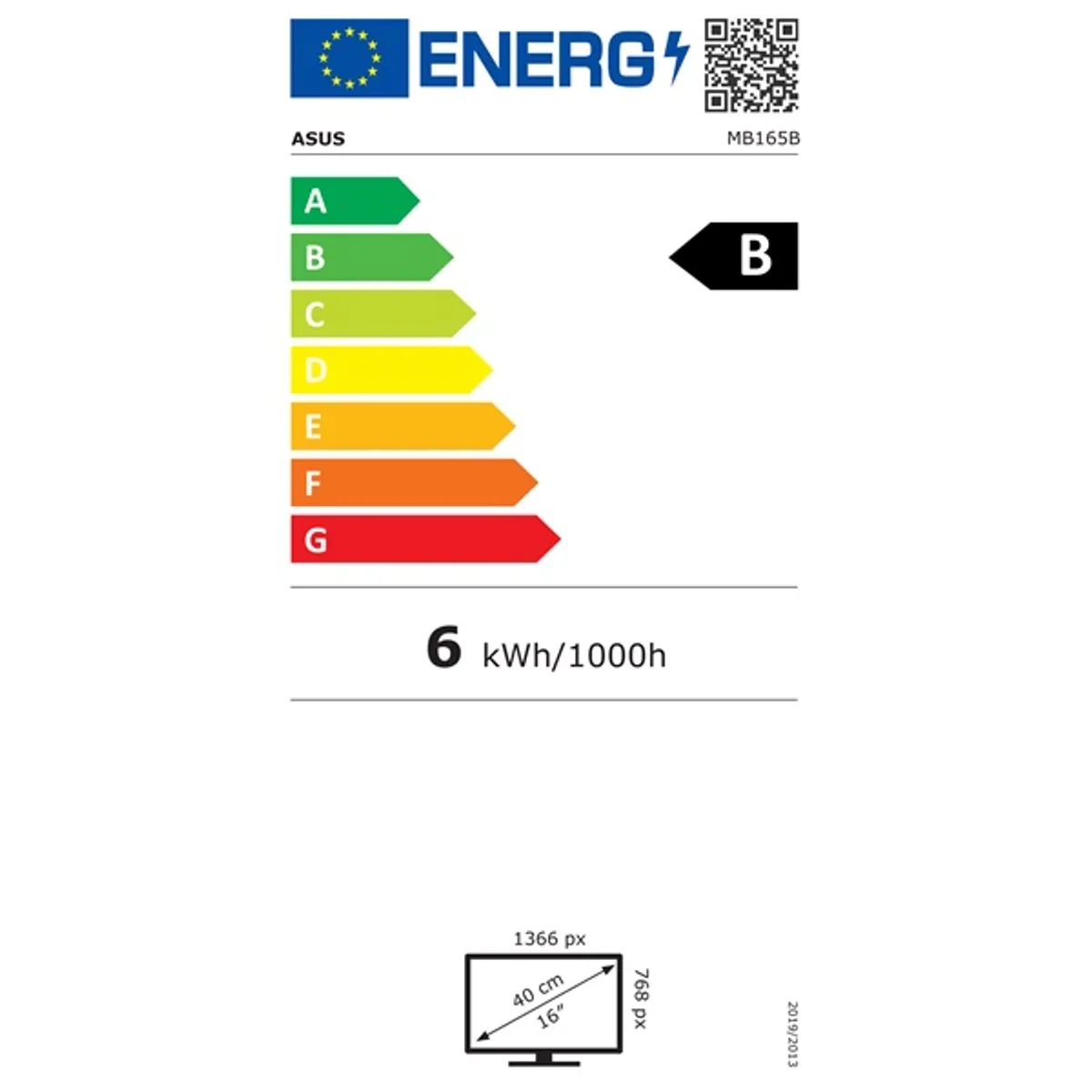 Asus 15,6" ZenScreen MB165B HD Ready TN USB3.0 monitor #7