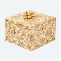 IRIS Karácsonyi tekercses KRAFT csomagolópapír,  200x70cm, különböző mintákkal, 60g/m2 #3