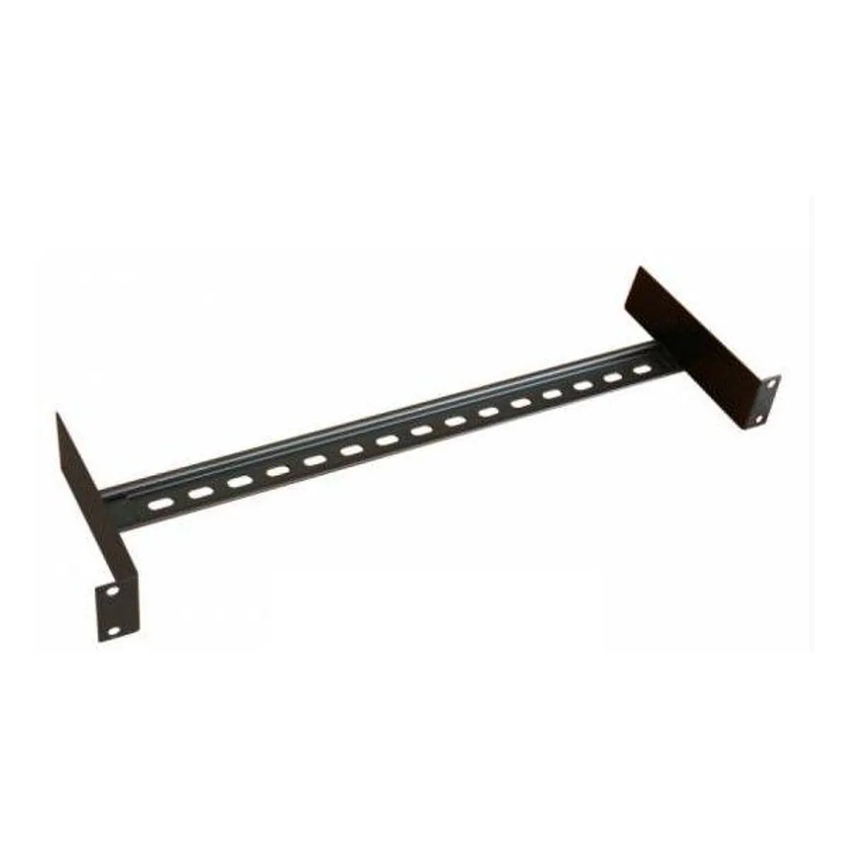 Solarix RAIL-1U-DIN 19" 1U fekete DIN sín panel #2