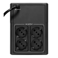 EATON 5E Gen2 5E1200UD USB DIN 660W fekete szünetmentes tápegység #3