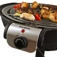 Hausberg HB-540 1600W  állvánnyal, 39,5cm grill átmérő, 5 fokozat, elektromos barbeque grillszett #4