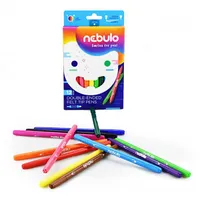 Nebulo kétvégű 12db-os vegyes színű filctoll készlet #3