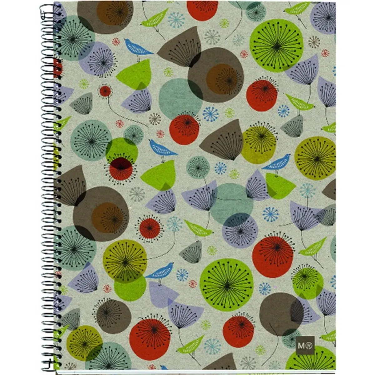 Miquelrius Ecobirds A5 4x30lapos vonalas spirálfüzet #1