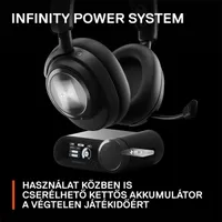 SteelSeries Arctis Nova Pro Wireless X fekete gamer headset #10