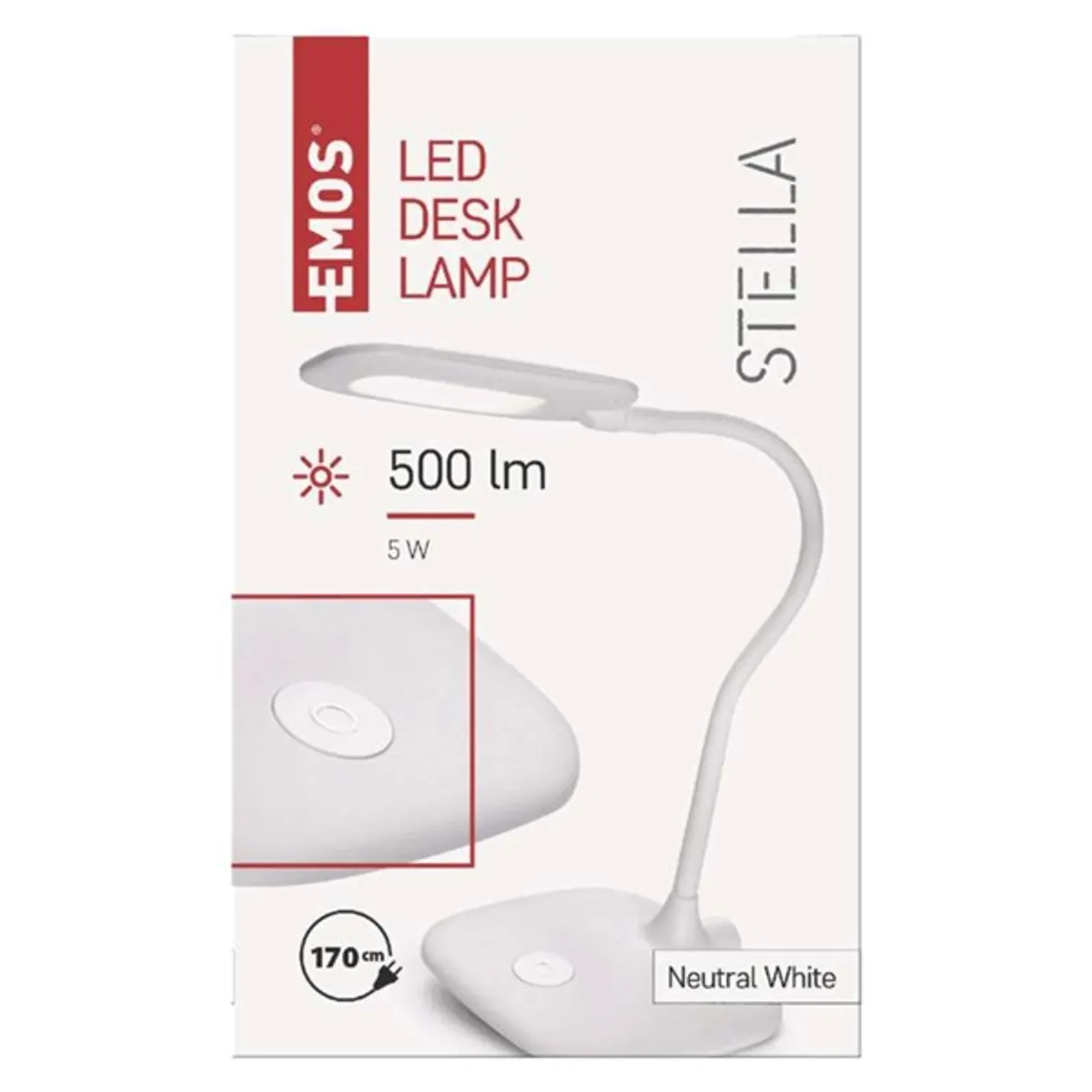 Emos Z7602W LED Stella fehér asztali  lámpa #6