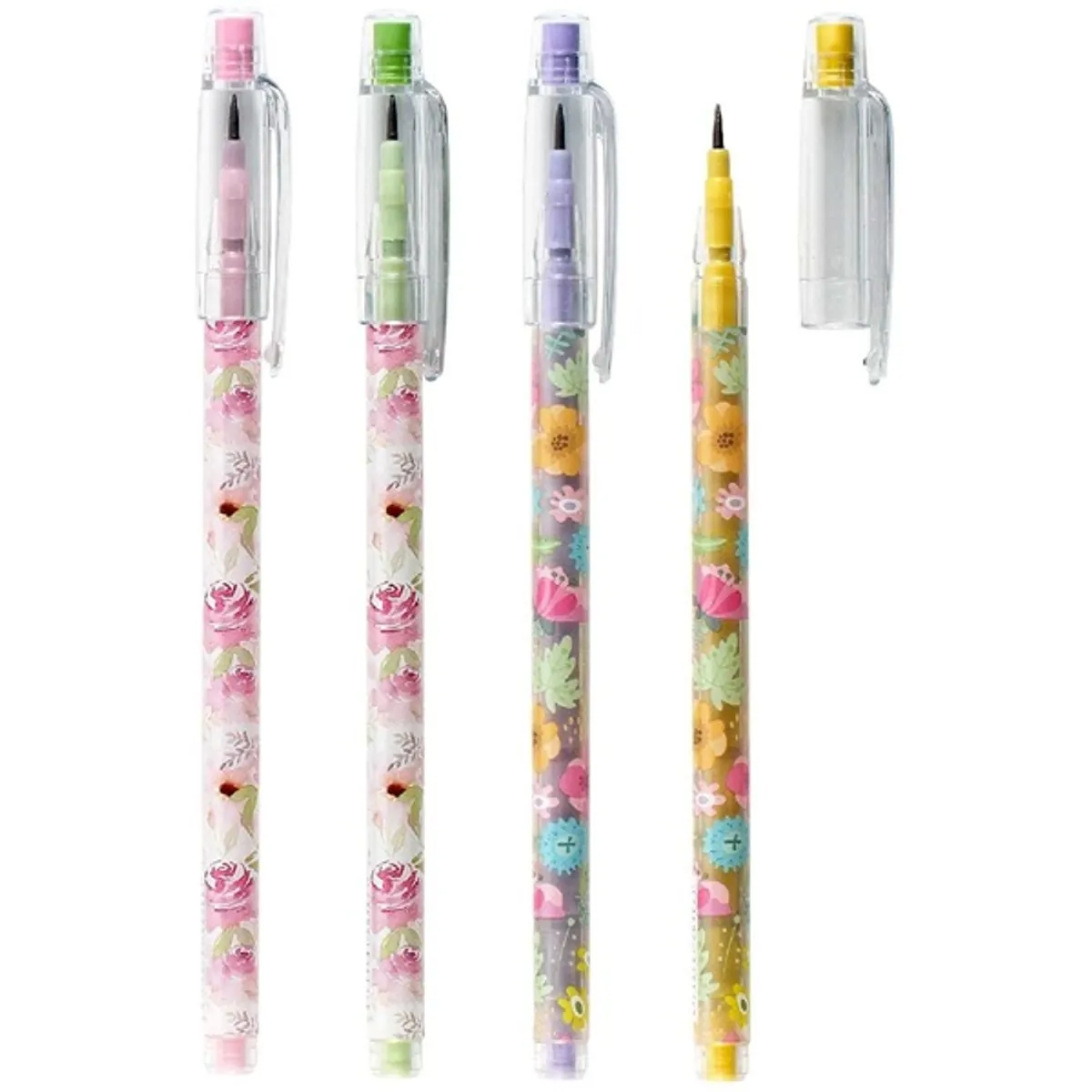 ICO Bensia virág mintás Pcvd93 DP50 tolóbetétes radíros ceruza #2