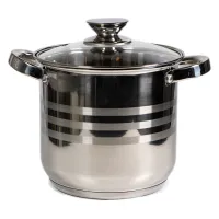 TOO LP-7171-4L prémium rozsdamentes edény  4,3 liter fazék/lábas+fedő 18 x 17cm #1