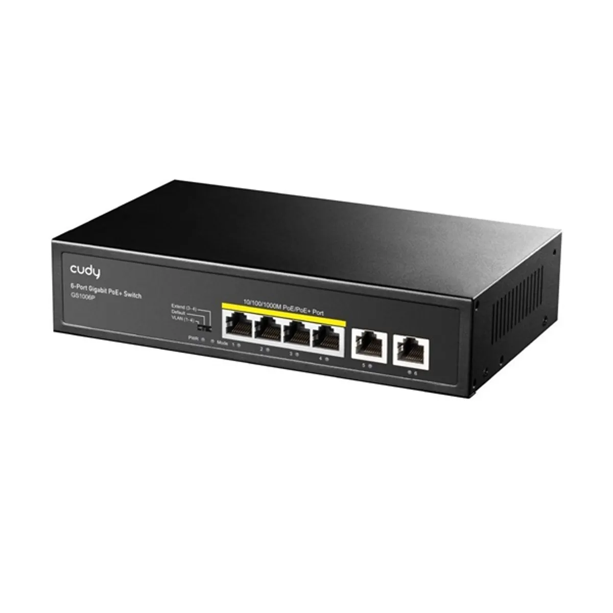 CUDY GS1006P 1x 10/100/1000(PoE+/PoE)+3x 10/100/1000(PoE)+2x gigabit uplink, 60W PoE switch #2