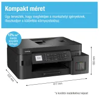 Brother MFC-T930DW (A4,13 lap/perc,WiFi/USB/LAN,6000x1200dpi,ADF,duplex,128MB)színes multifunkciós tintasugaras nyomtató #4