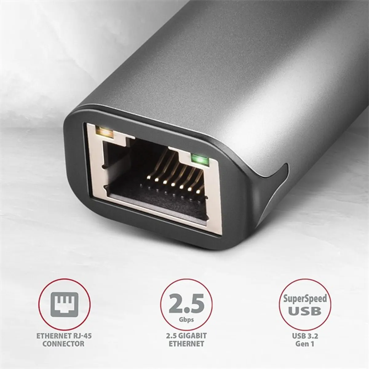 Axagon ADE-25RC Type-C USB 3.2 - Gigabit Ethernet adapter #2