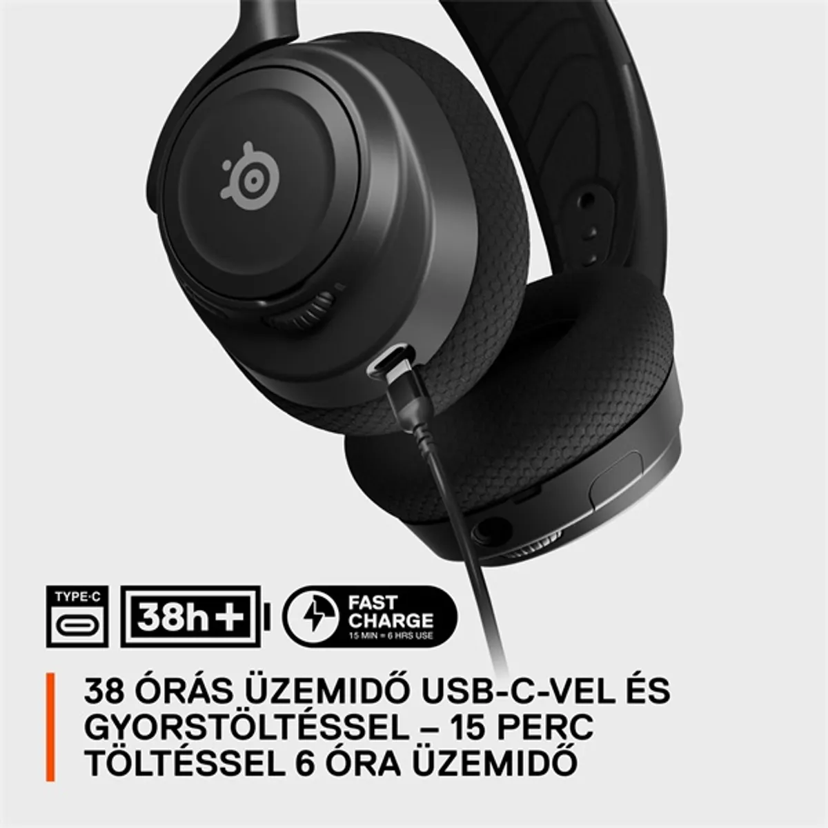 Steelseries Arctis Nova 7 vezeték nélküli fekete gamer headset #10