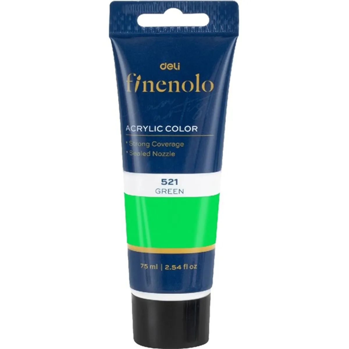 Deli Finenolo 75ml világoszöld akrilfesték #1