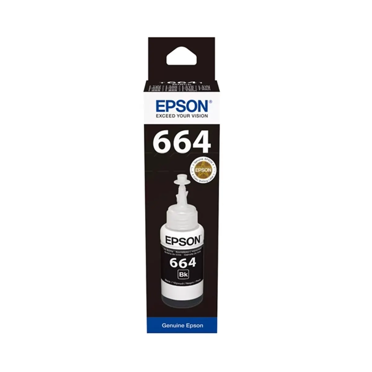 Epson C13T66414A T6641 70ml EcoTank kompatibilis fekete tintapalack #1