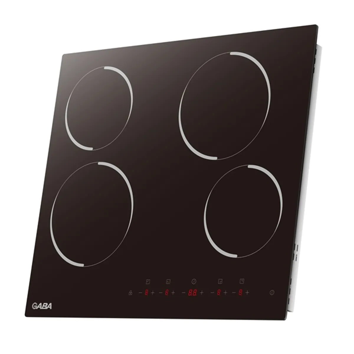 Gaba GMH-C-4 fekete, beépíthető, elektromos üvegkerámia, főzőzóna:4, beépíthető méret.56cm, főzőlap #4