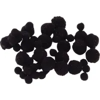 Knorr Prandell fekete 8-20 mm 100 db/csomag pompom