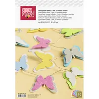 Knorr Prandell Iris A4 10 db/csomag glitteres dekorgumi szett