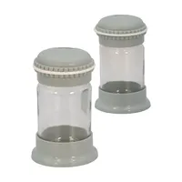 IRIS Macaron Salt&Pepper üveg fűszerszóró szett 2*105ml, rószaszín, fehér, szürke vagy kék színű HN-1139 #2