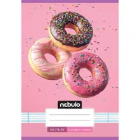 Nebulo Cuki minták A5 2. osztályos 16-32 tűzött vonalas füzet #4