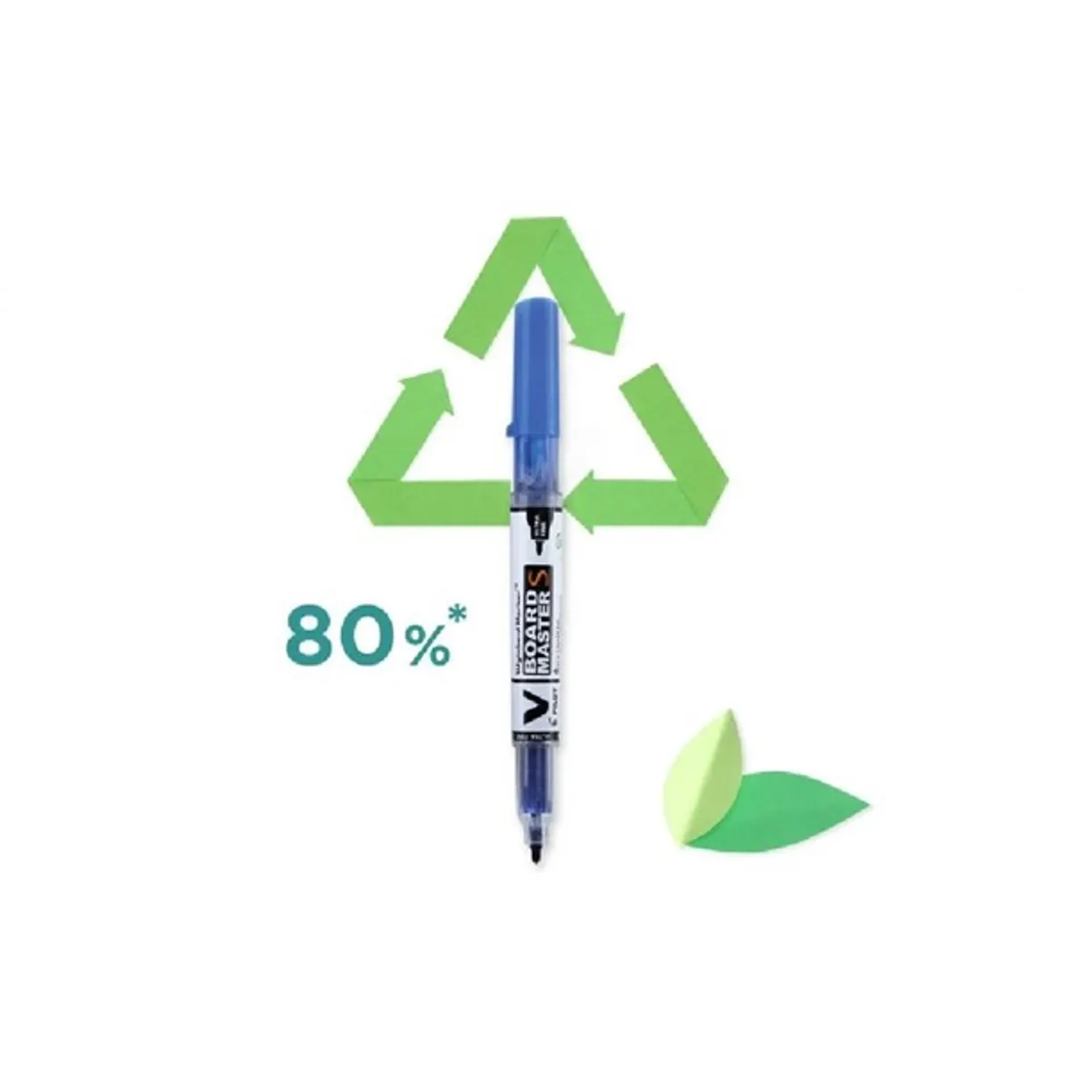 Pilot BeGreen V-Board Master S 10 db/csomag kék táblamarker #6