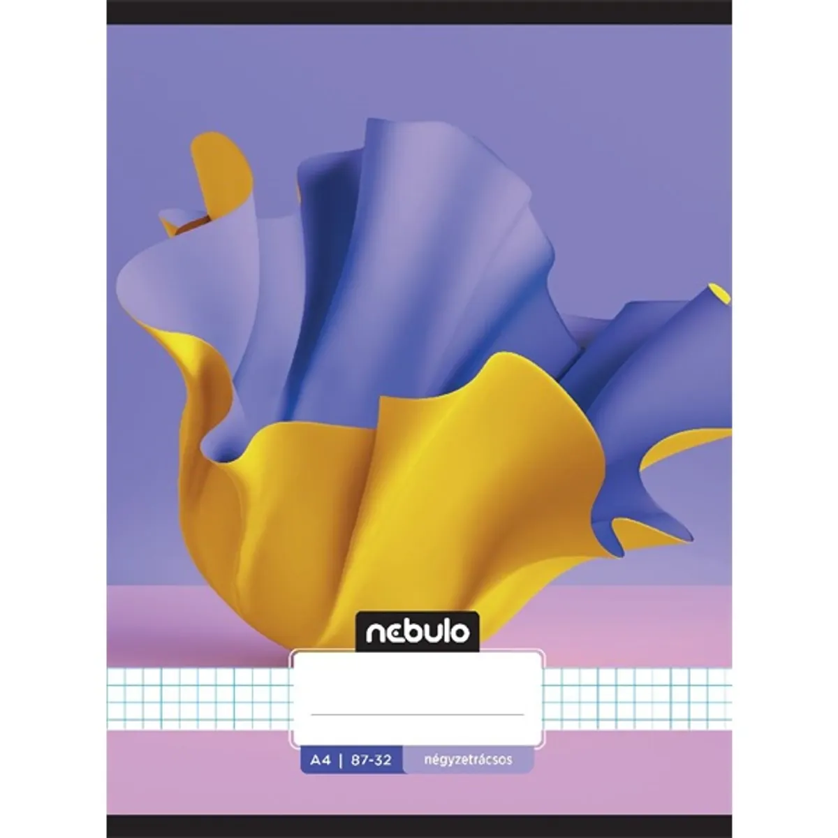 Nebulo L-Design A4 87-32 tűzött kockás füzet #6